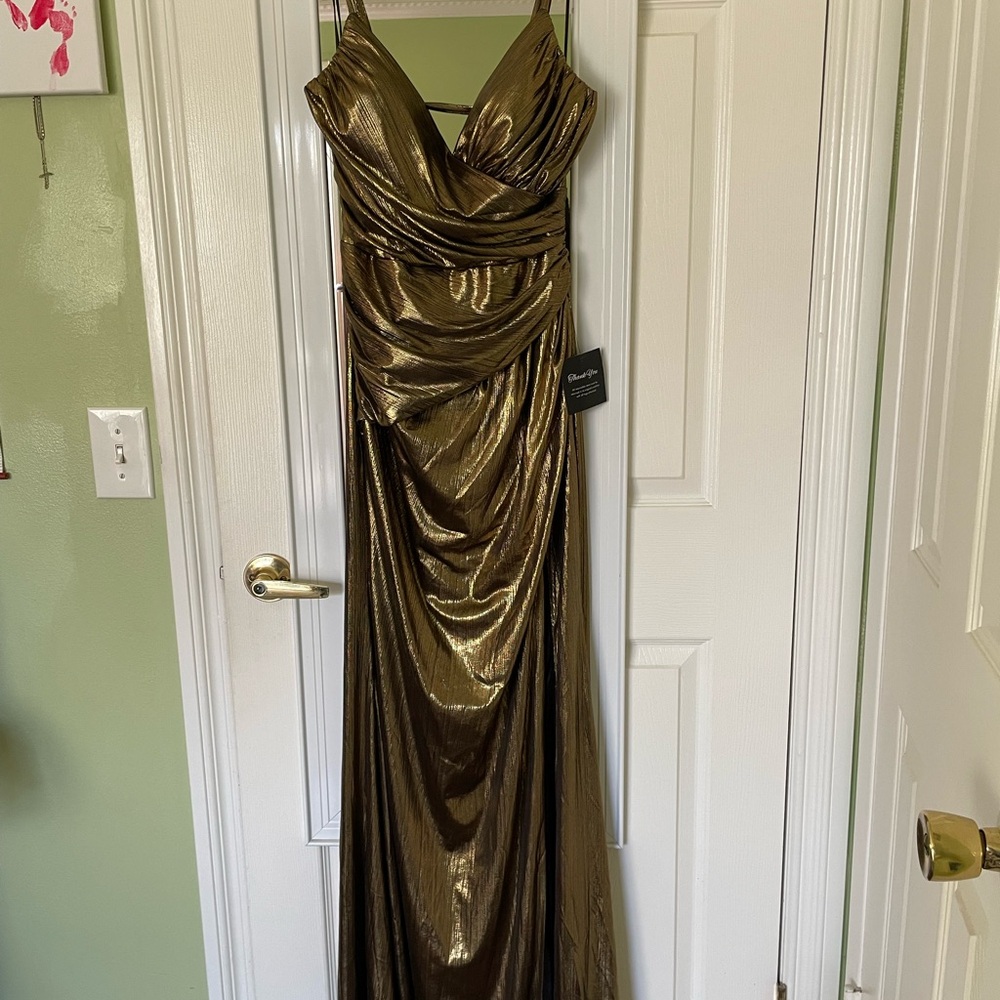 Gold Metallic Gown